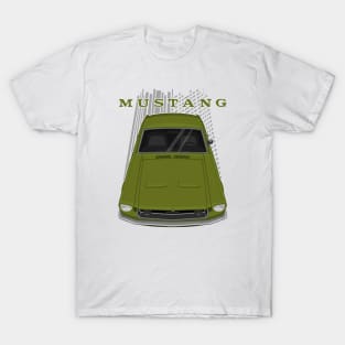 Ford Mustang Fastback 1968 - Lime Gold T-Shirt